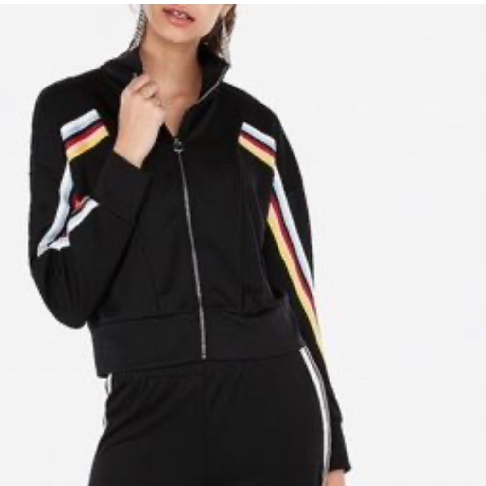EXPRESS Black Crop Jacket